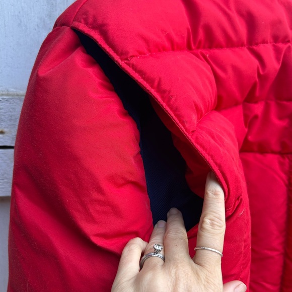 Vintage 1980s CB Sport Red Down Ski Jacket Women’s Medium - Picture 5 of 7